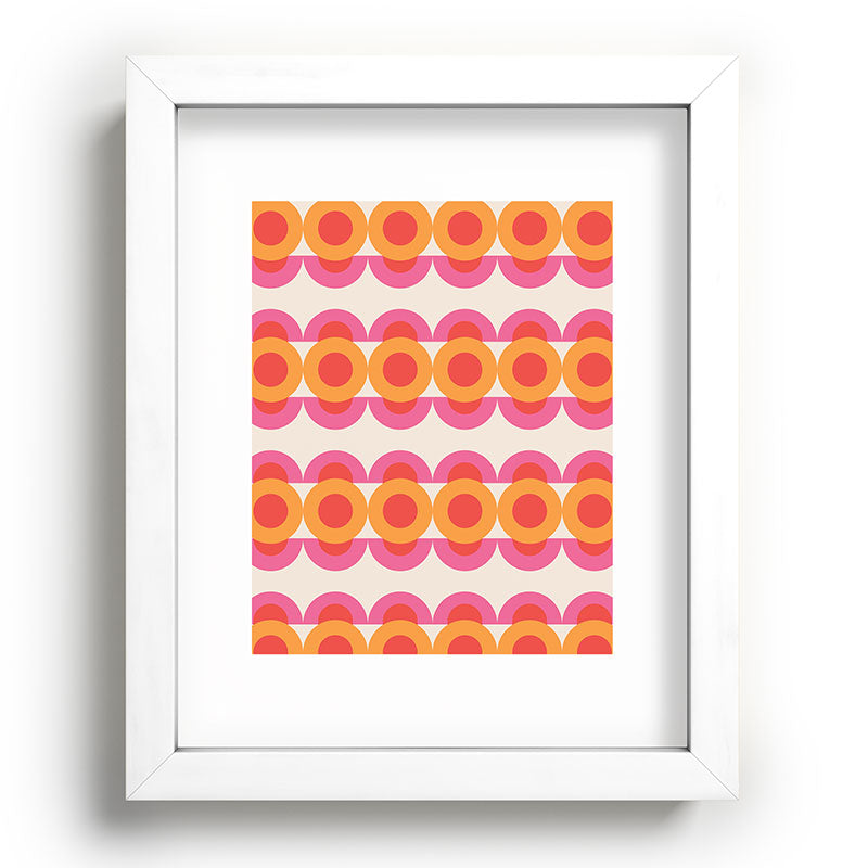 70's pattern no2 Framed Art Print