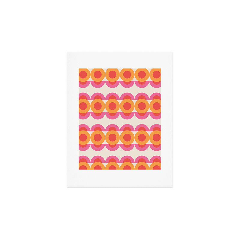 70's pattern no2 Art Print