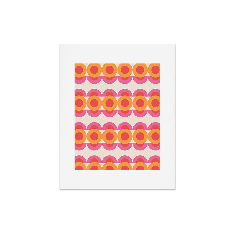 70's pattern no2 Art Print