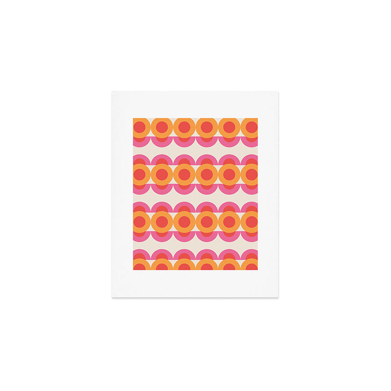 70's pattern no2 Art Print