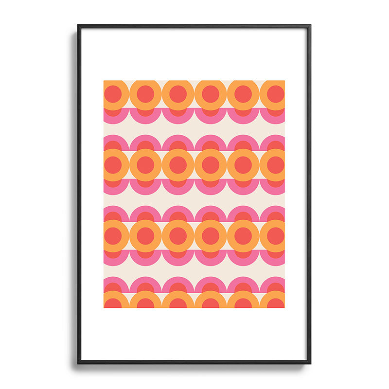 70's pattern no2 Framed Art Print