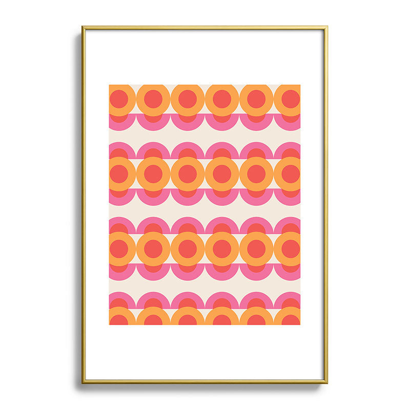 70's pattern no2 Framed Art Print