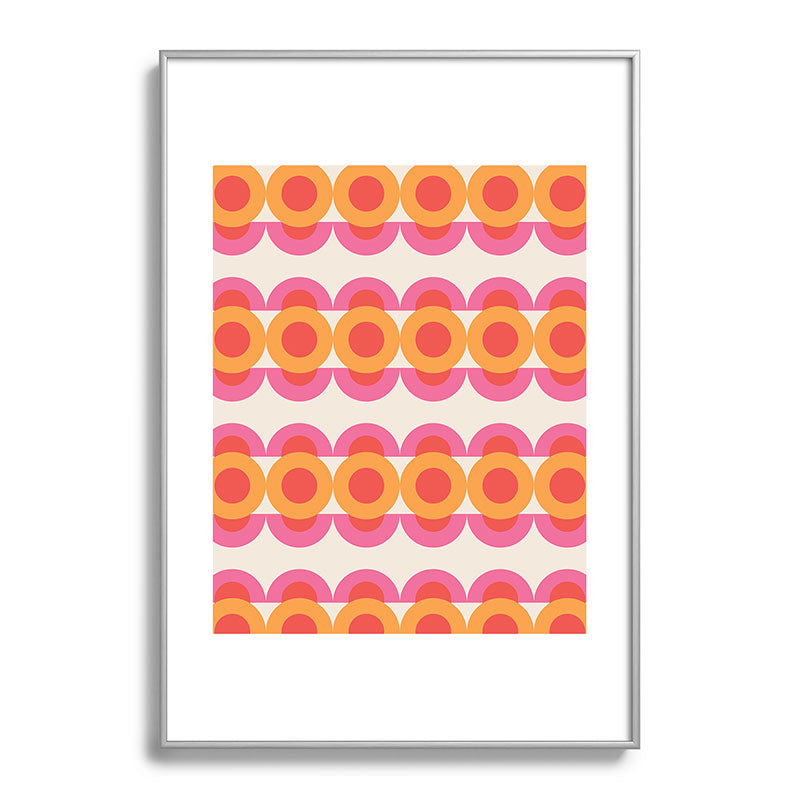 70's pattern no2 Framed Art Print