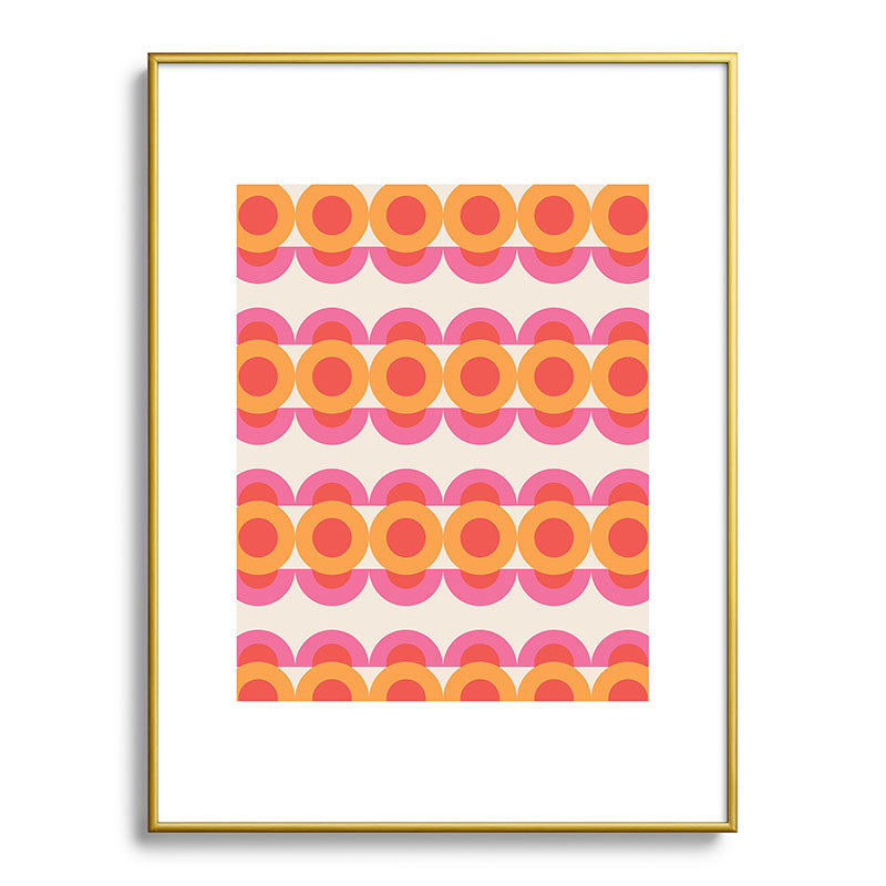 70's pattern no2 Framed Art Print