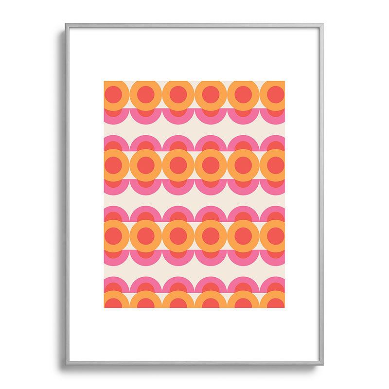 70's pattern no2 Framed Art Print