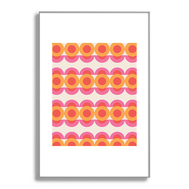 70's pattern no2 Framed Art Print