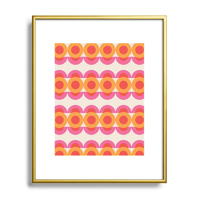 70's pattern no2 Framed Art Print