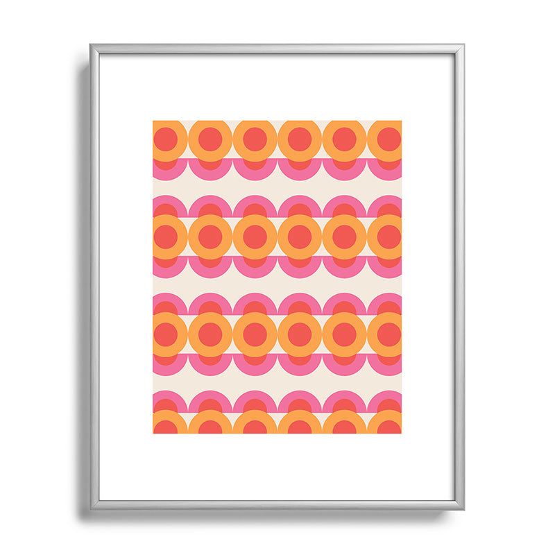 70's pattern no2 Framed Art Print