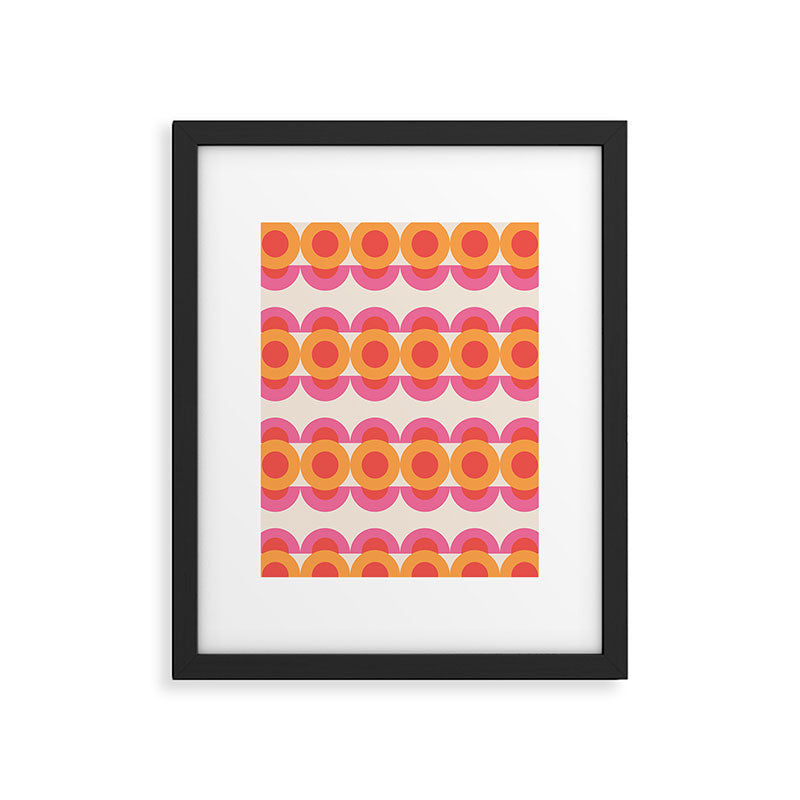 70's pattern no2 Framed Art Print