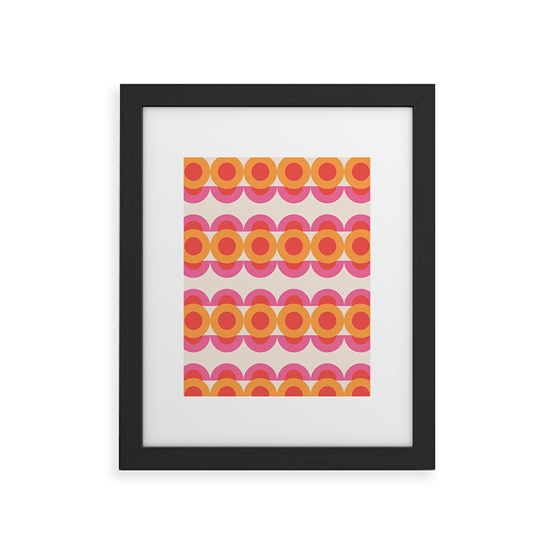 70's pattern no2 Framed Art Print