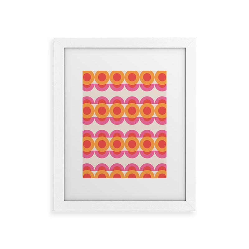 70's pattern no2 Framed Art Print