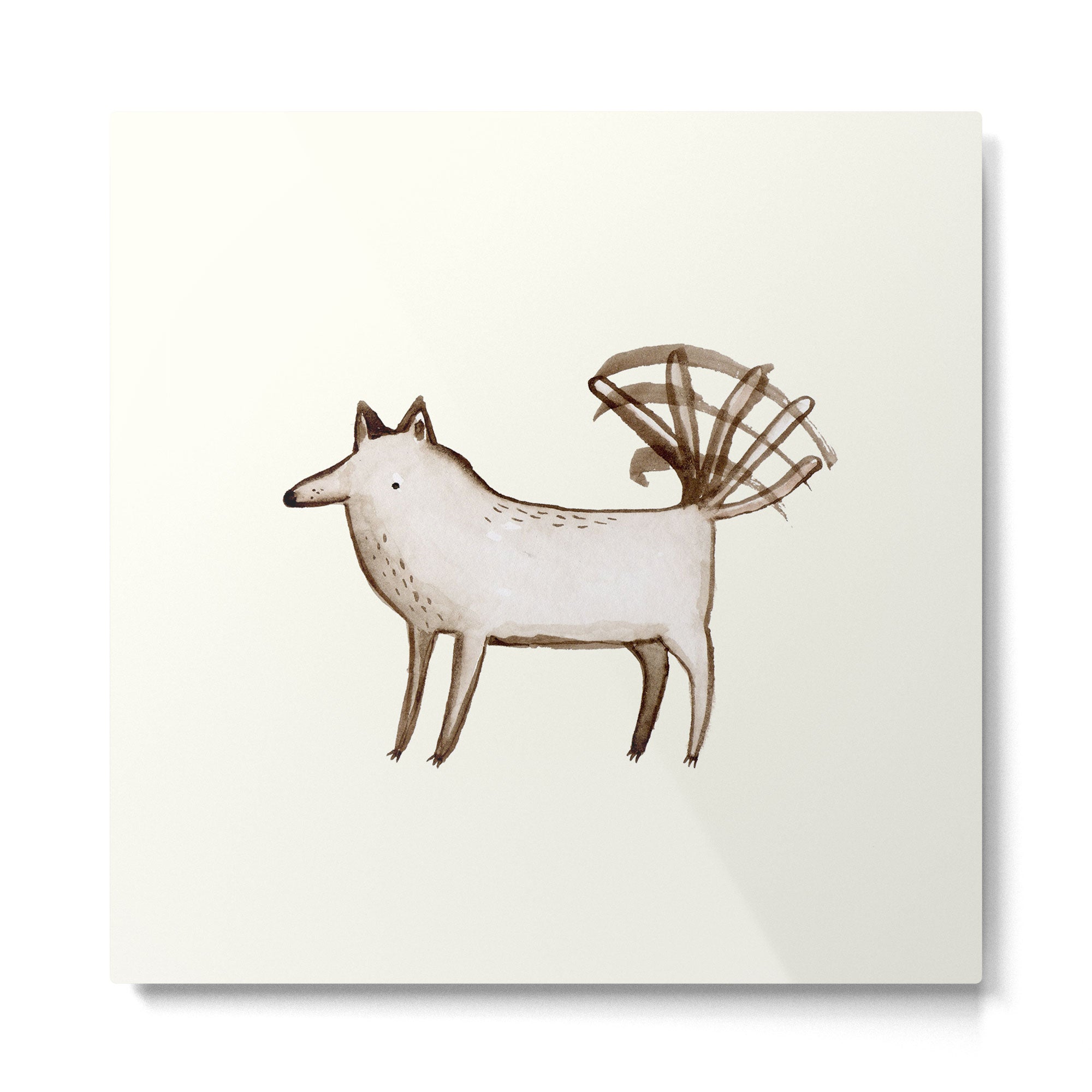 "I'm So Happy" - Dog Metal Print