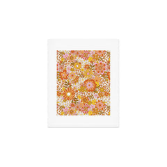 70s Floral Pattern Art Print
