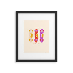 70's skate crew Framed Art Print