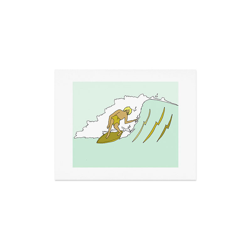 70s outer banks surf // retro surf by surfy birdy Art Print