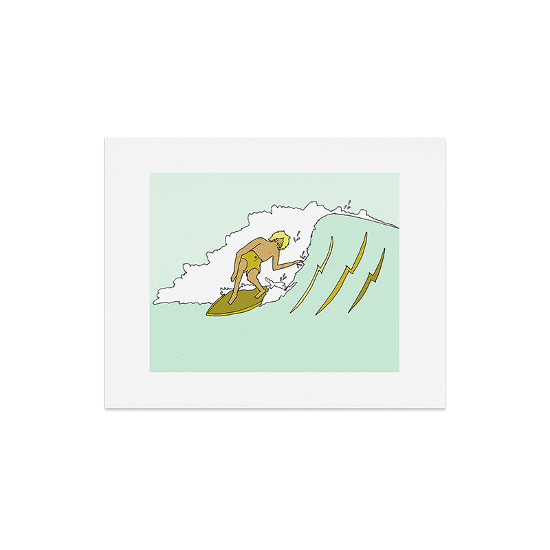 70s outer banks surf // retro surf by surfy birdy Art Print
