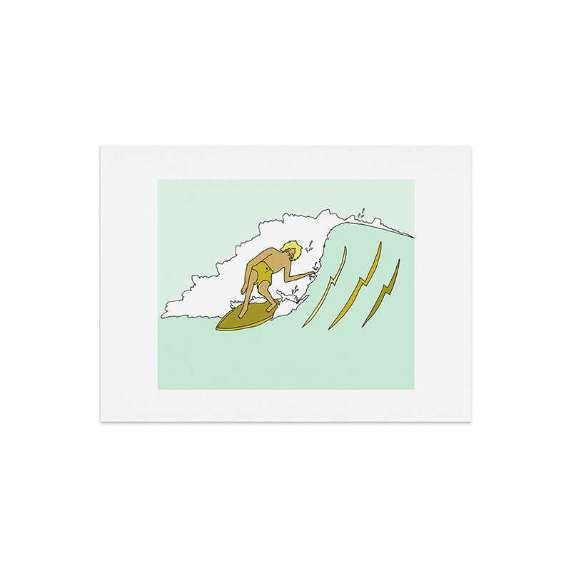 70s outer banks surf // retro surf by surfy birdy Art Print