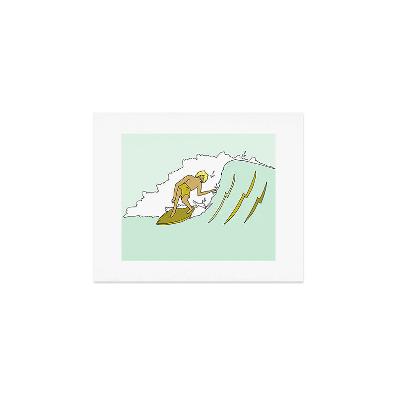 70s outer banks surf // retro surf by surfy birdy Art Print