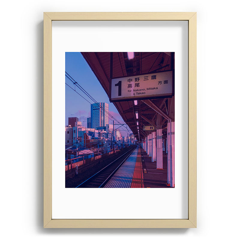 5 AM in Tokyo Framed Art Print
