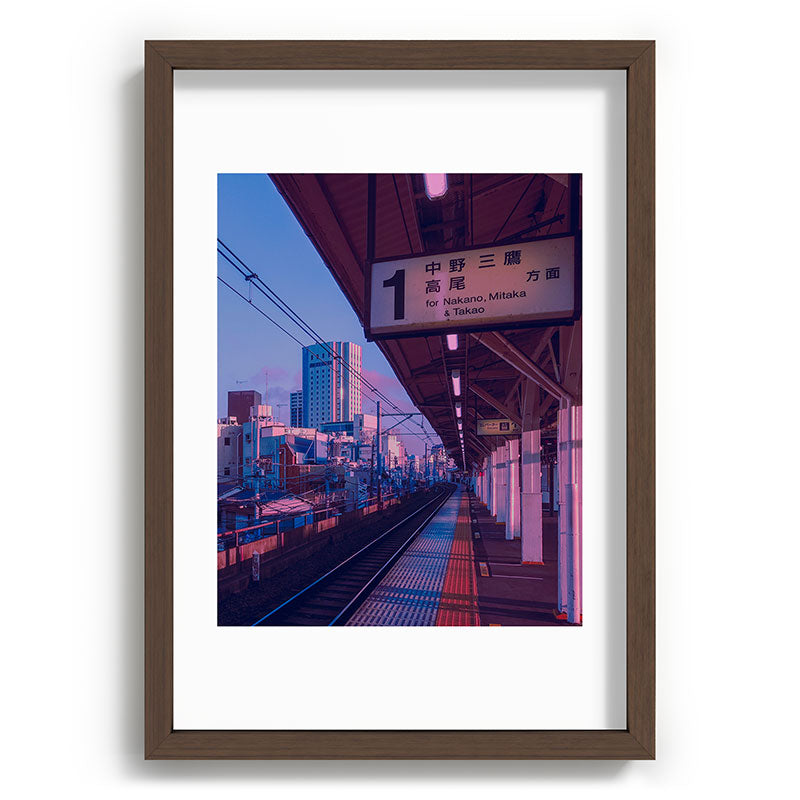 5 AM in Tokyo Framed Art Print