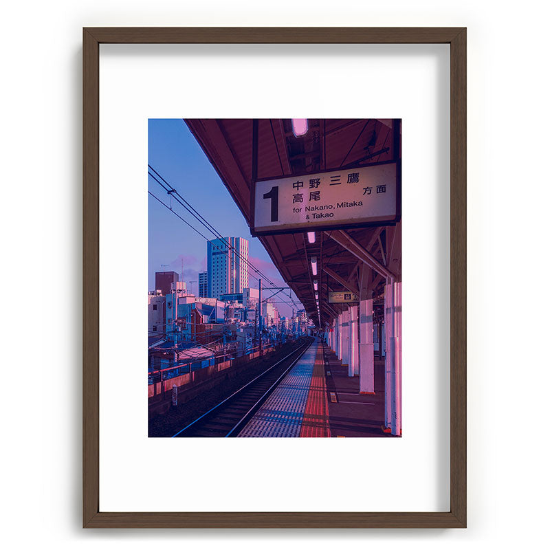 5 AM in Tokyo Framed Art Print