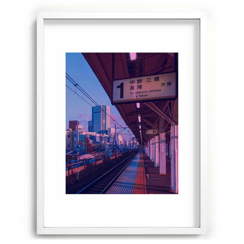 5 AM in Tokyo Framed Art Print