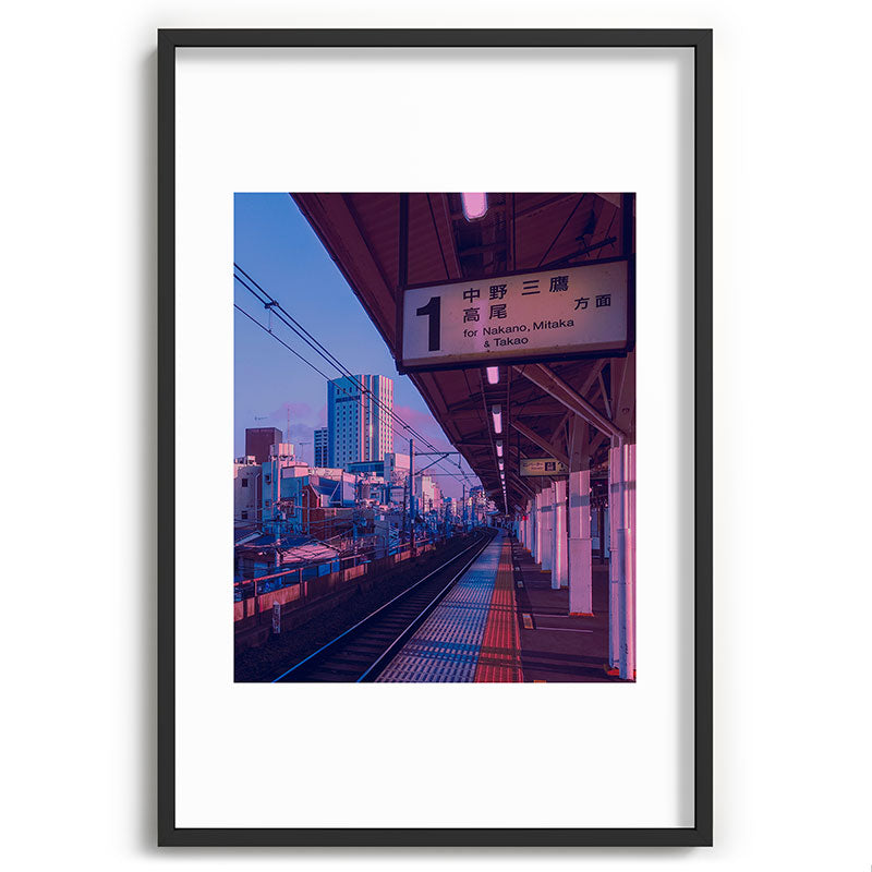 5 AM in Tokyo Framed Art Print