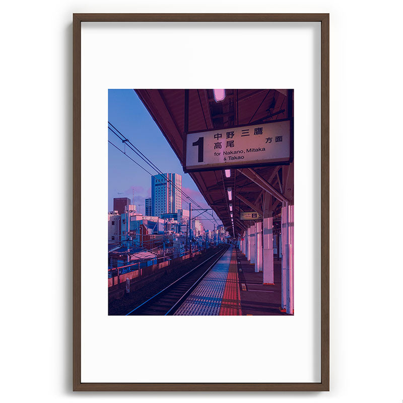 5 AM in Tokyo Framed Art Print
