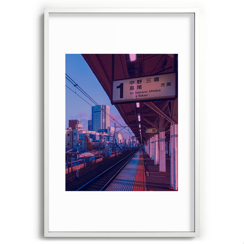 5 AM in Tokyo Framed Art Print