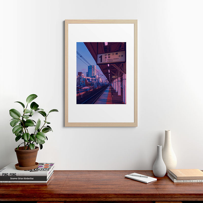 5 AM in Tokyo Framed Art Print