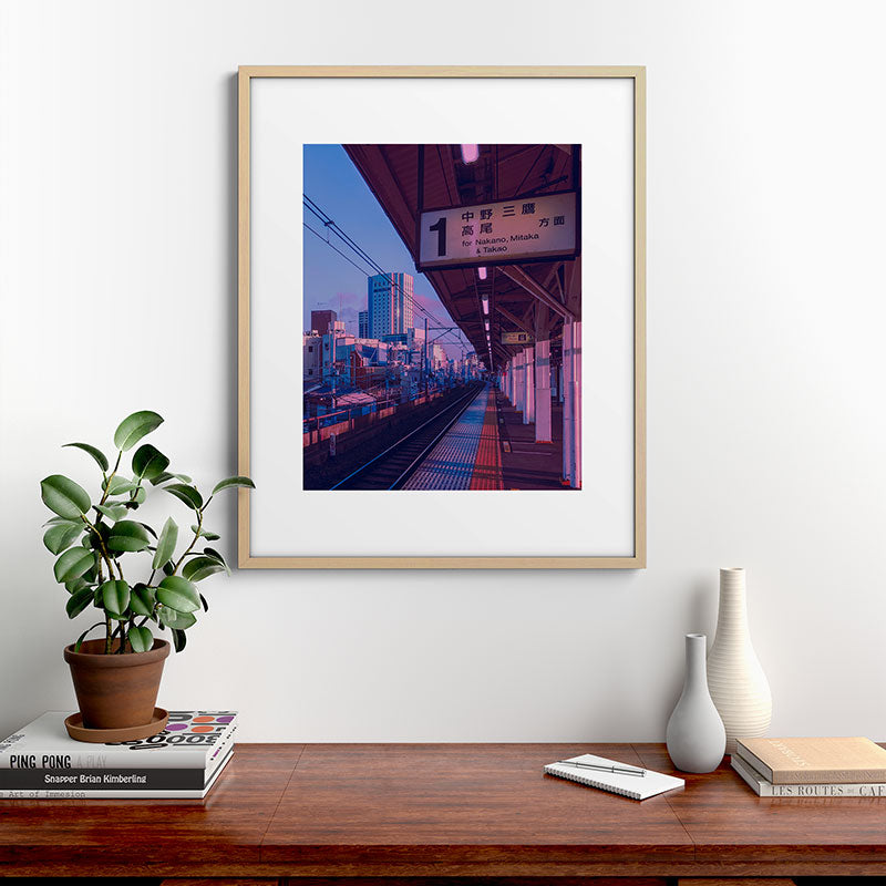 5 AM in Tokyo Framed Art Print