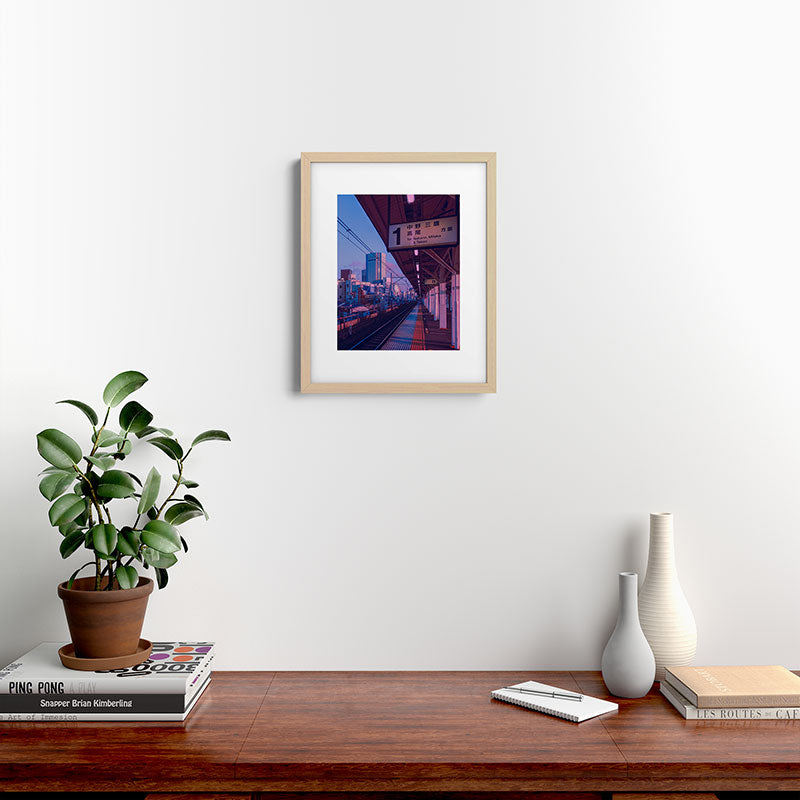 5 AM in Tokyo Framed Art Print