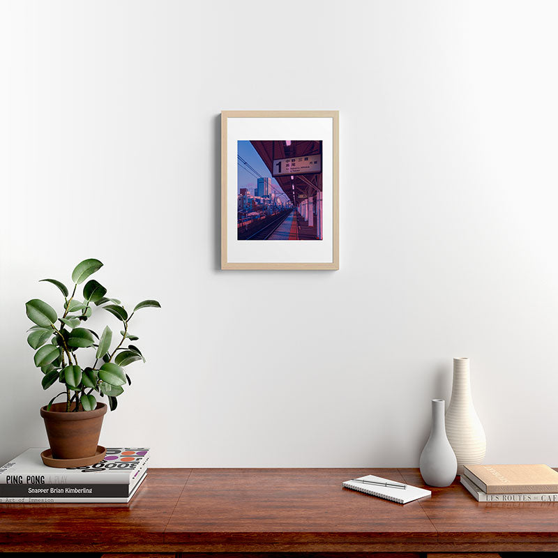 5 AM in Tokyo Framed Art Print