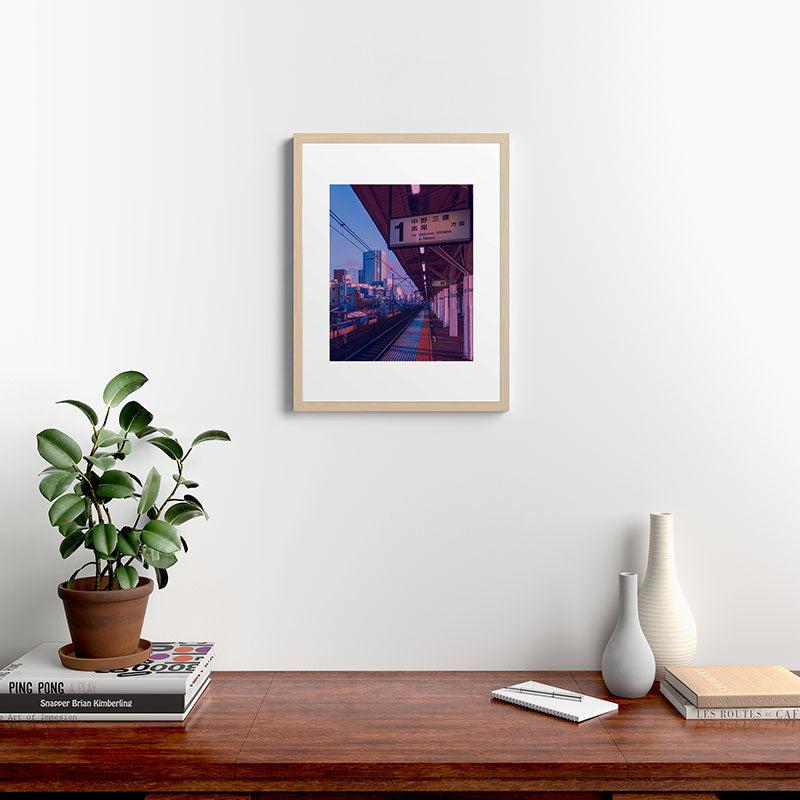 5 AM in Tokyo Framed Art Print
