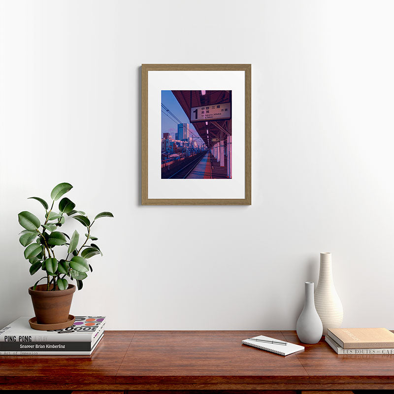 5 AM in Tokyo Framed Art Print