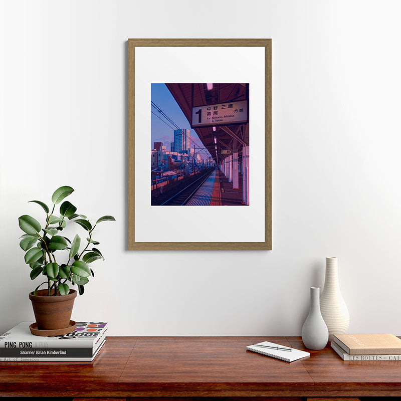 5 AM in Tokyo Framed Art Print
