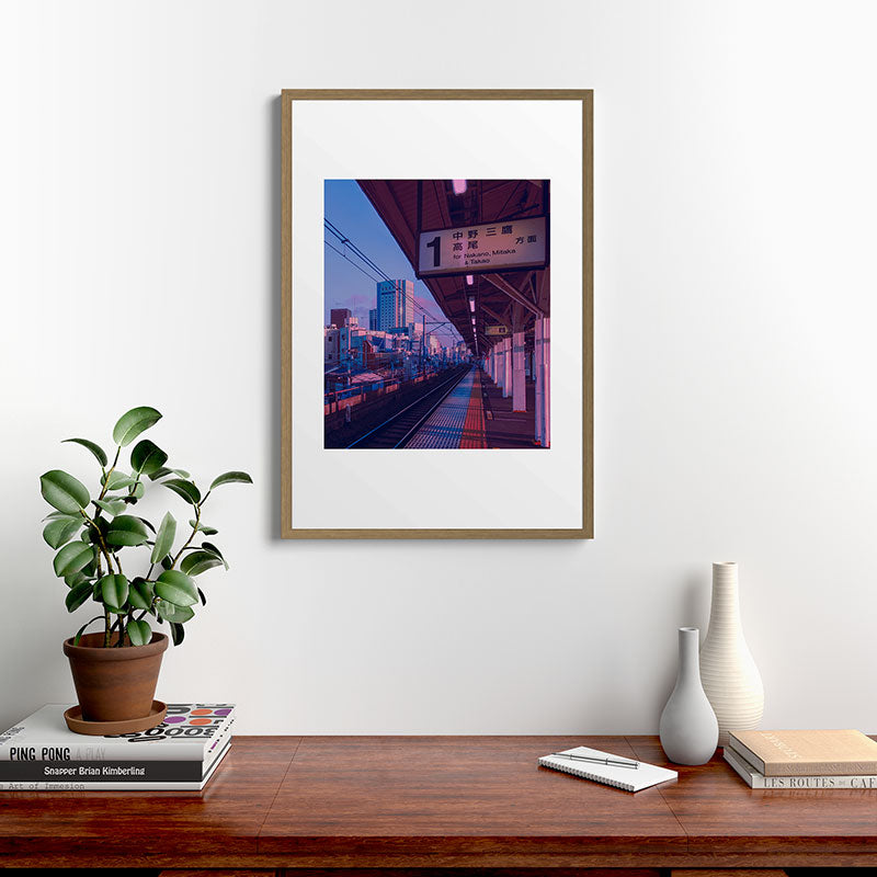 5 AM in Tokyo Framed Art Print