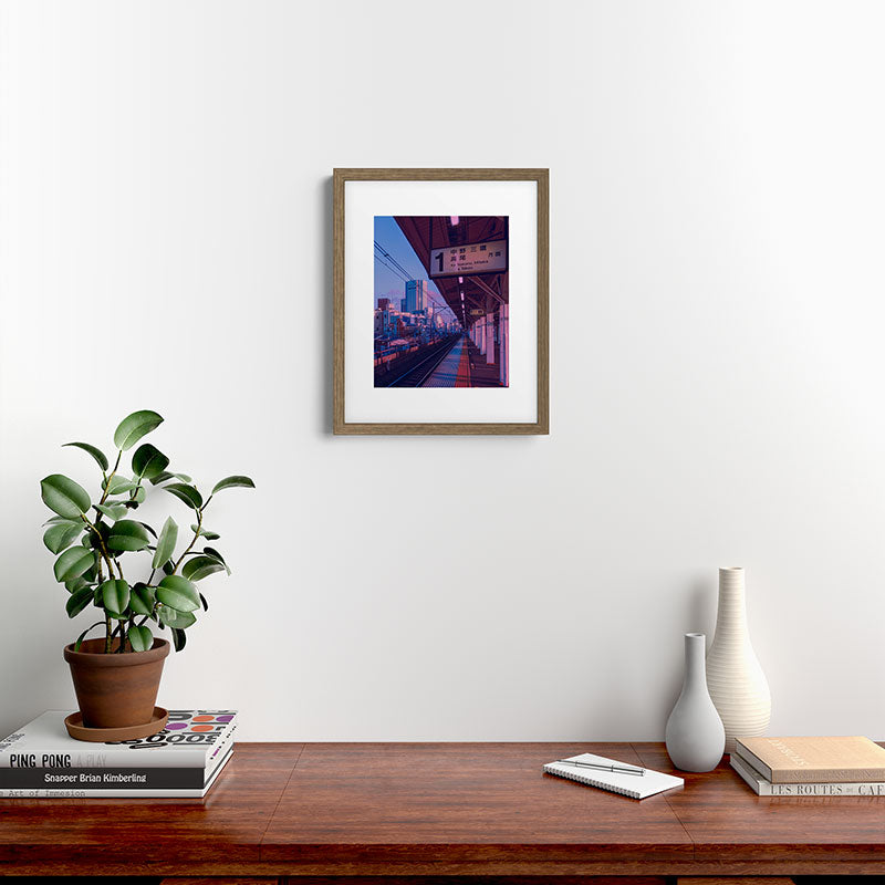 5 AM in Tokyo Framed Art Print