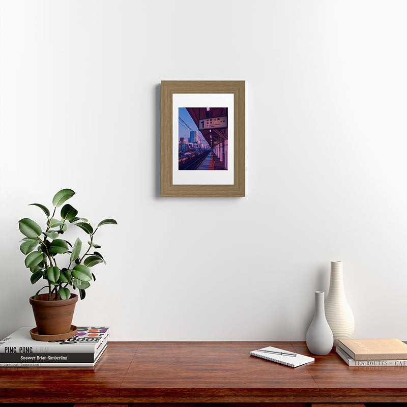 5 AM in Tokyo Framed Art Print