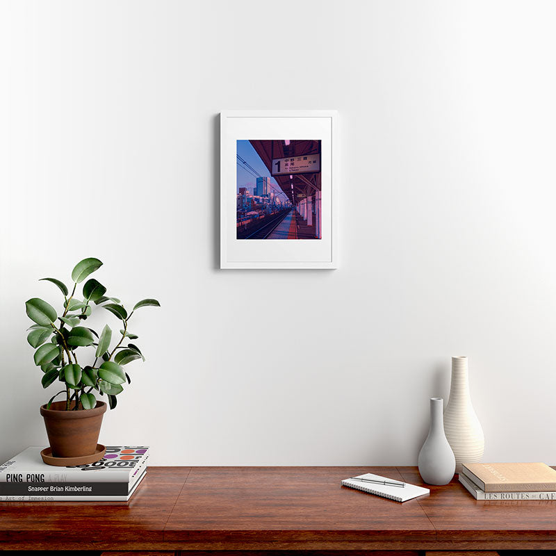 5 AM in Tokyo Framed Art Print