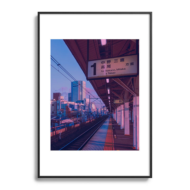 5 AM in Tokyo Framed Art Print