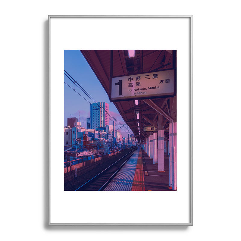 5 AM in Tokyo Framed Art Print