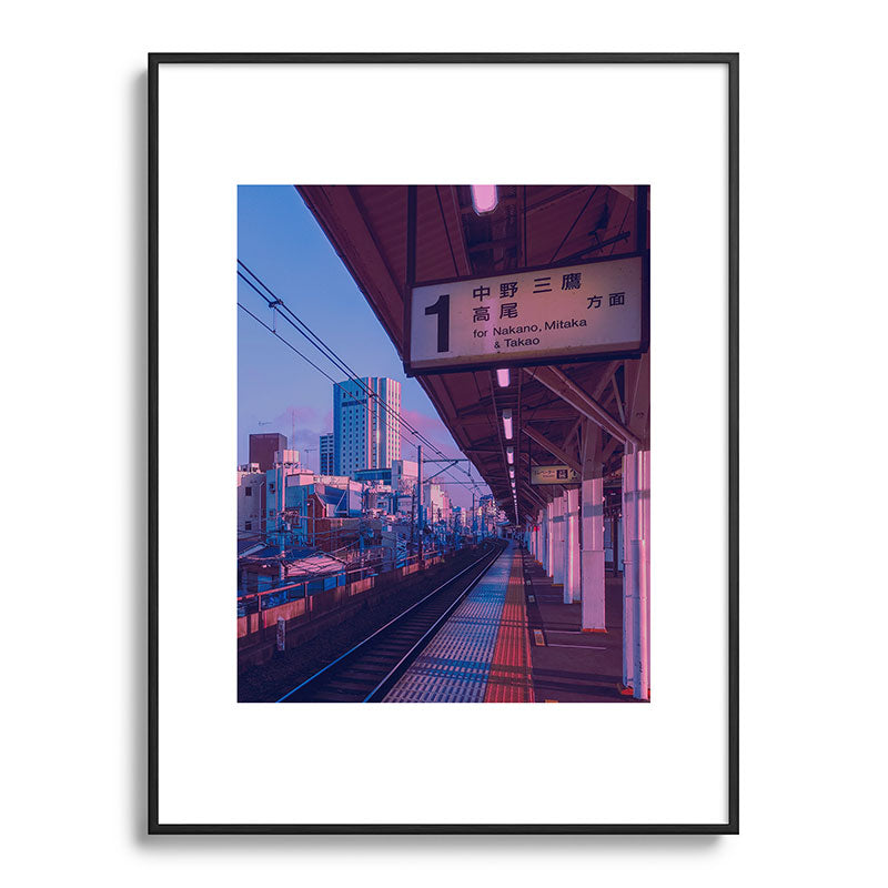 5 AM in Tokyo Framed Art Print