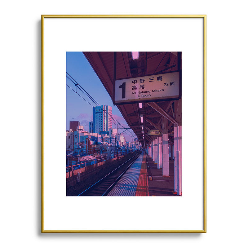 5 AM in Tokyo Framed Art Print
