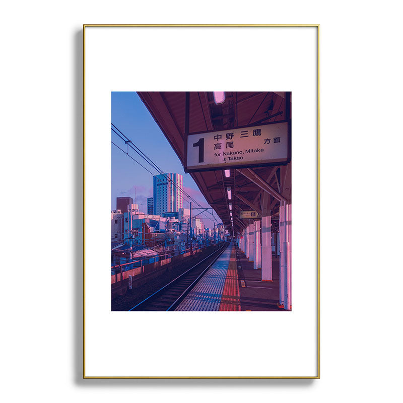 5 AM in Tokyo Framed Art Print