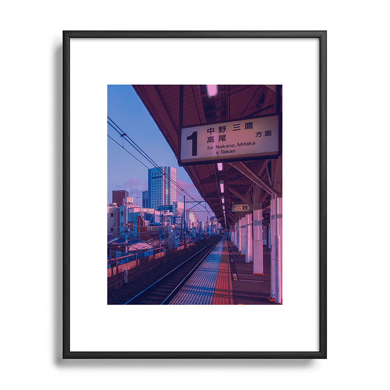 5 AM in Tokyo Framed Art Print