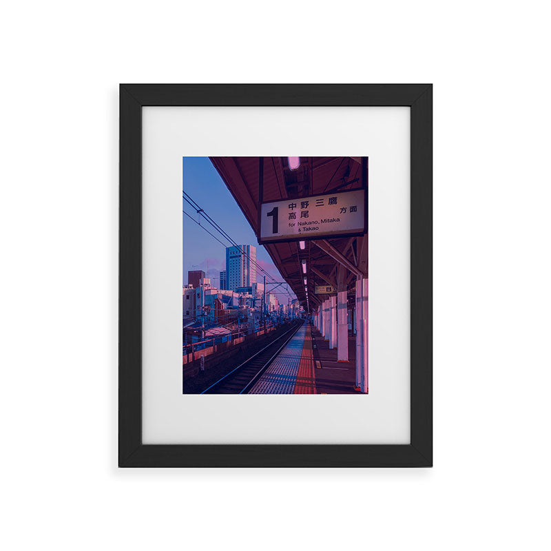 5 AM in Tokyo Framed Art Print