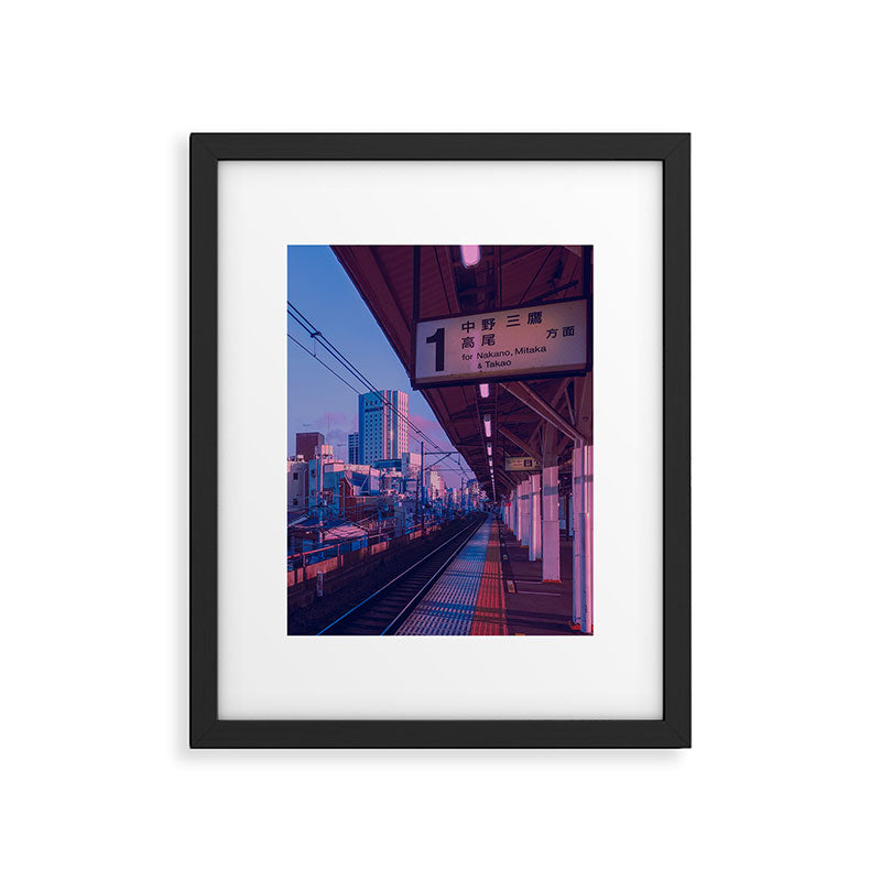 5 AM in Tokyo Framed Art Print