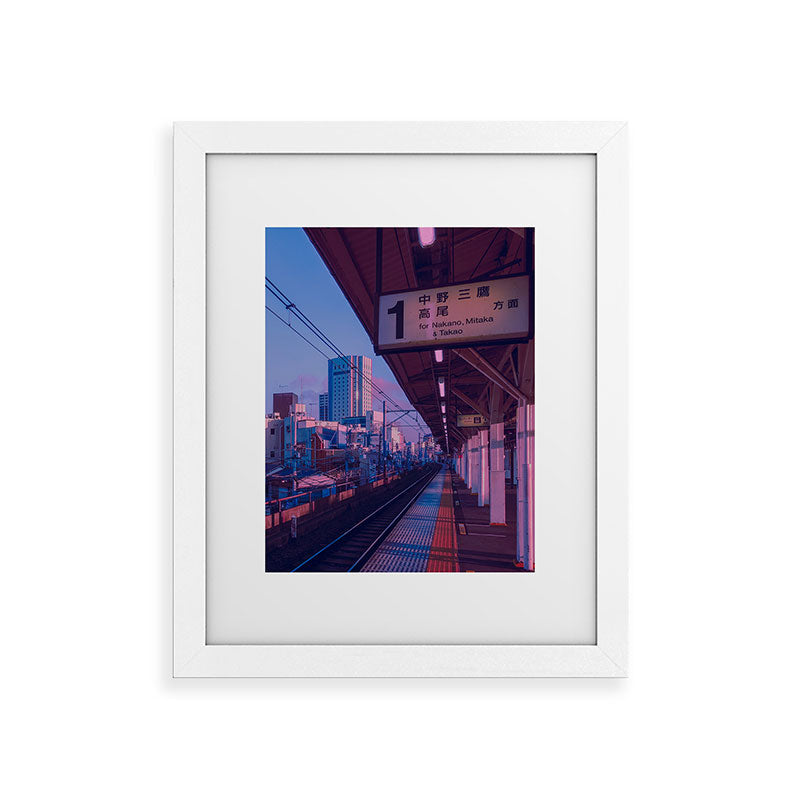 5 AM in Tokyo Framed Art Print