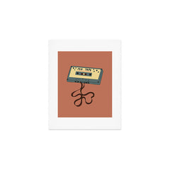 80s Vintage Cassette Mixed Tape  Art Print